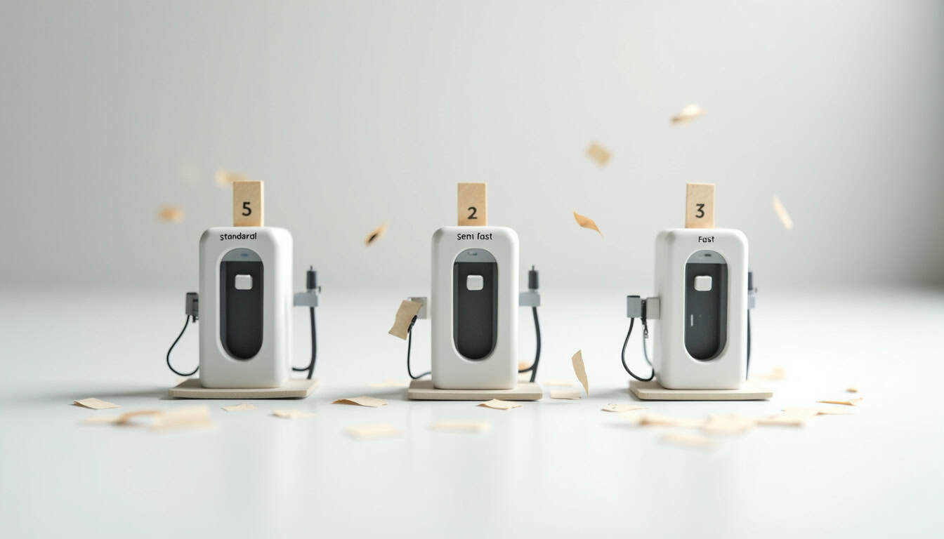 Tableau comparatif des types de bornes de recharge électrique disponibles à San-Nicolao, avec puissance, autonomie, raccordement et prix