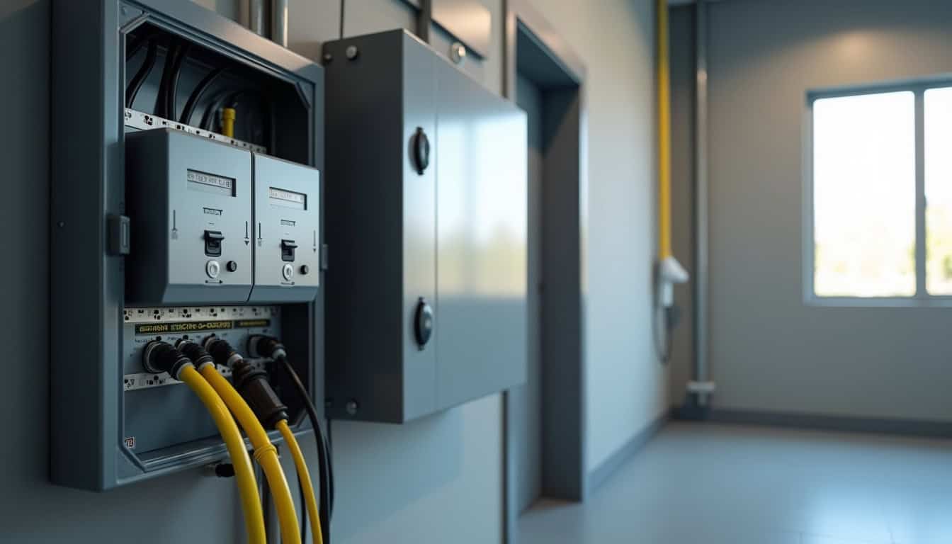 Tableau électrique avec branchement dédié pour une borne de recharge IRVE