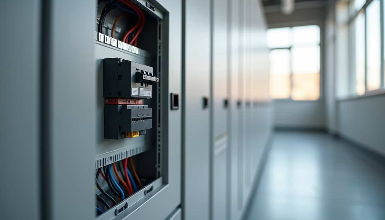 Tableau électrique modulaire avec installation d'un disjoncteur dédié pour la borne de recharge
