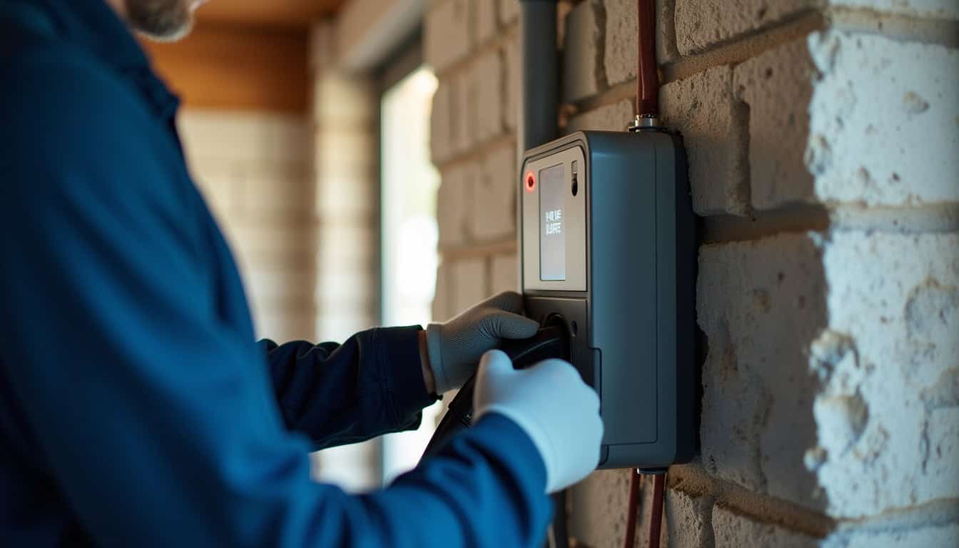 Travaux d'installation d'un circuit dédié pour borne électrique à Orleix