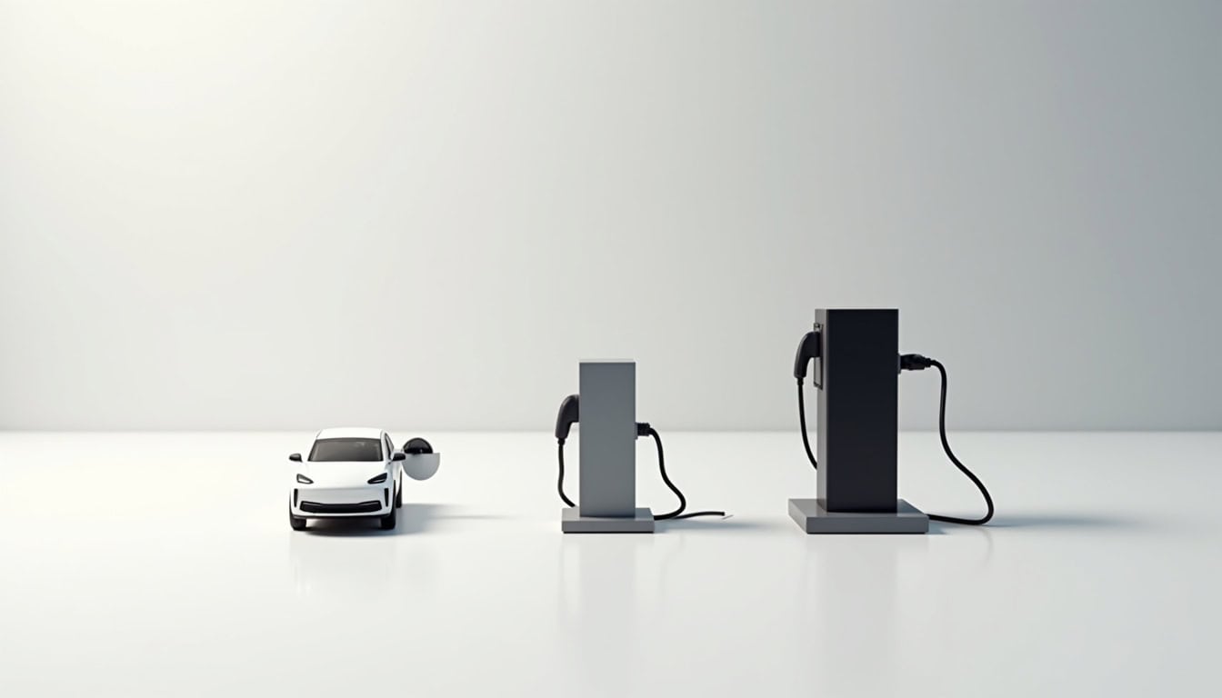 Types de bornes de recharge électrique disponibles à Eyragues: lente, accélérée, rapide