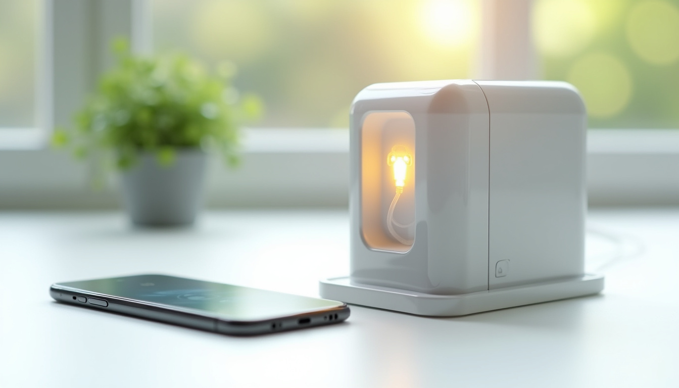 Utilisation d'une application mobile pour contrôler une borne de recharge intelligente depuis un smartphone