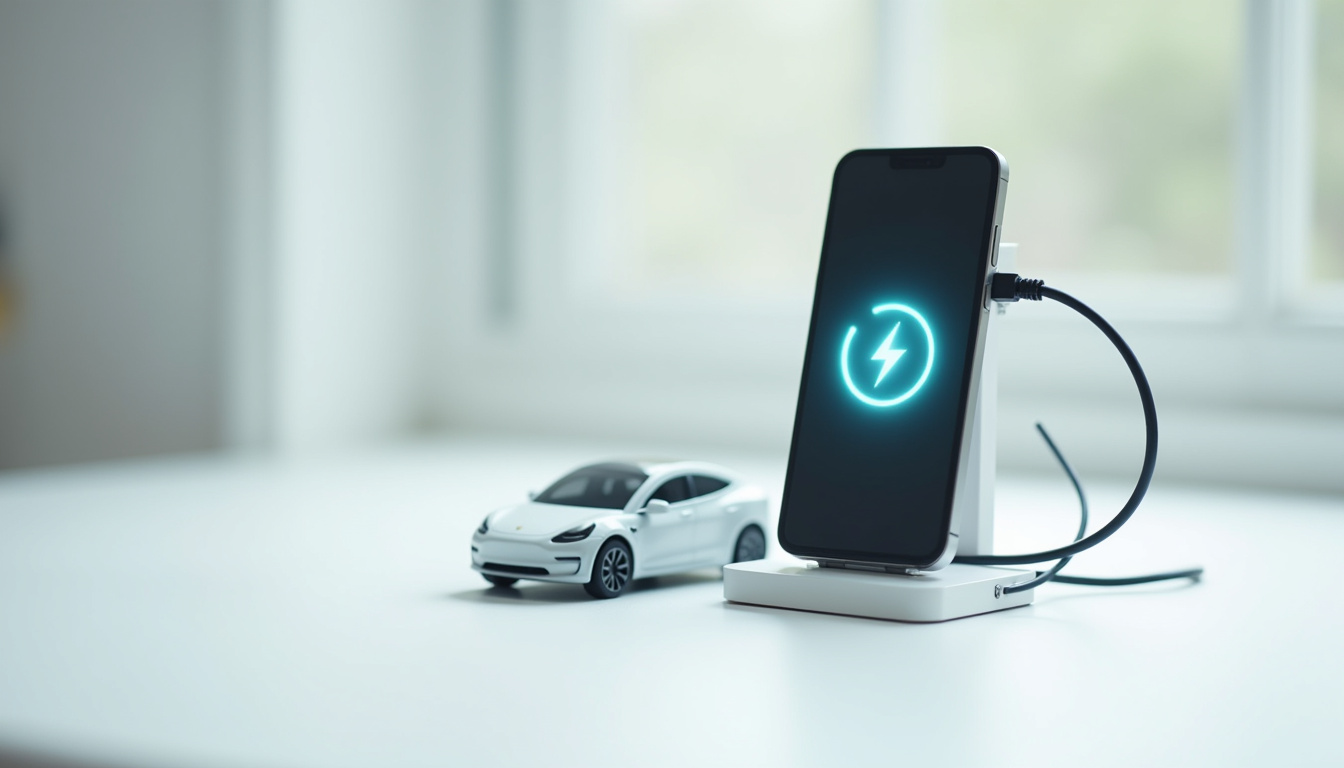 Utilisation d'une application mobile pour surveiller la recharge d'une voiture électrique via une borne connectée