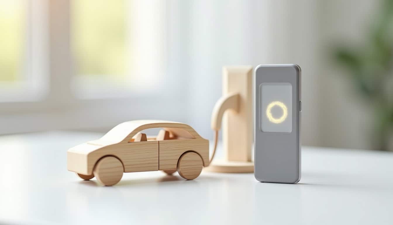 Utilisation d'une borne de recharge connectée via une application smartphone à Saint-Avit-Saint-Nazaire