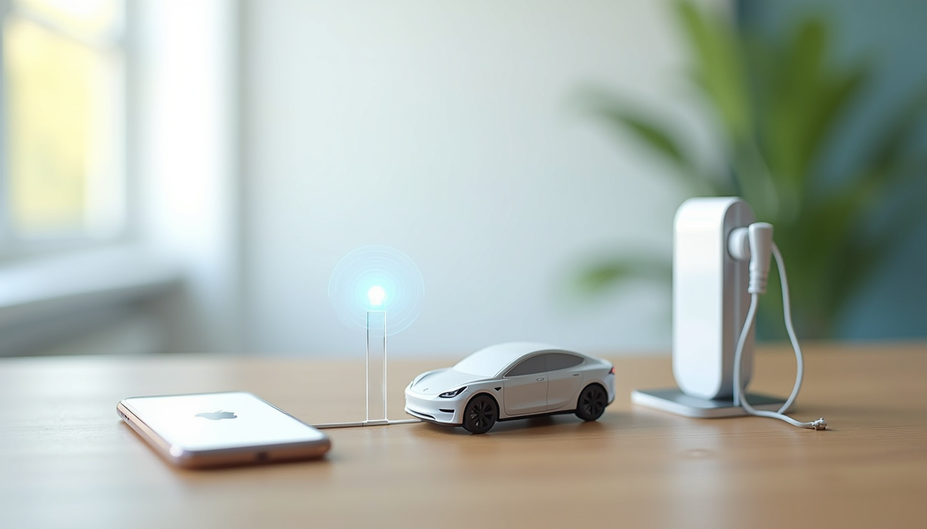 Utilisation d'une borne de recharge connectée via une application smartphone