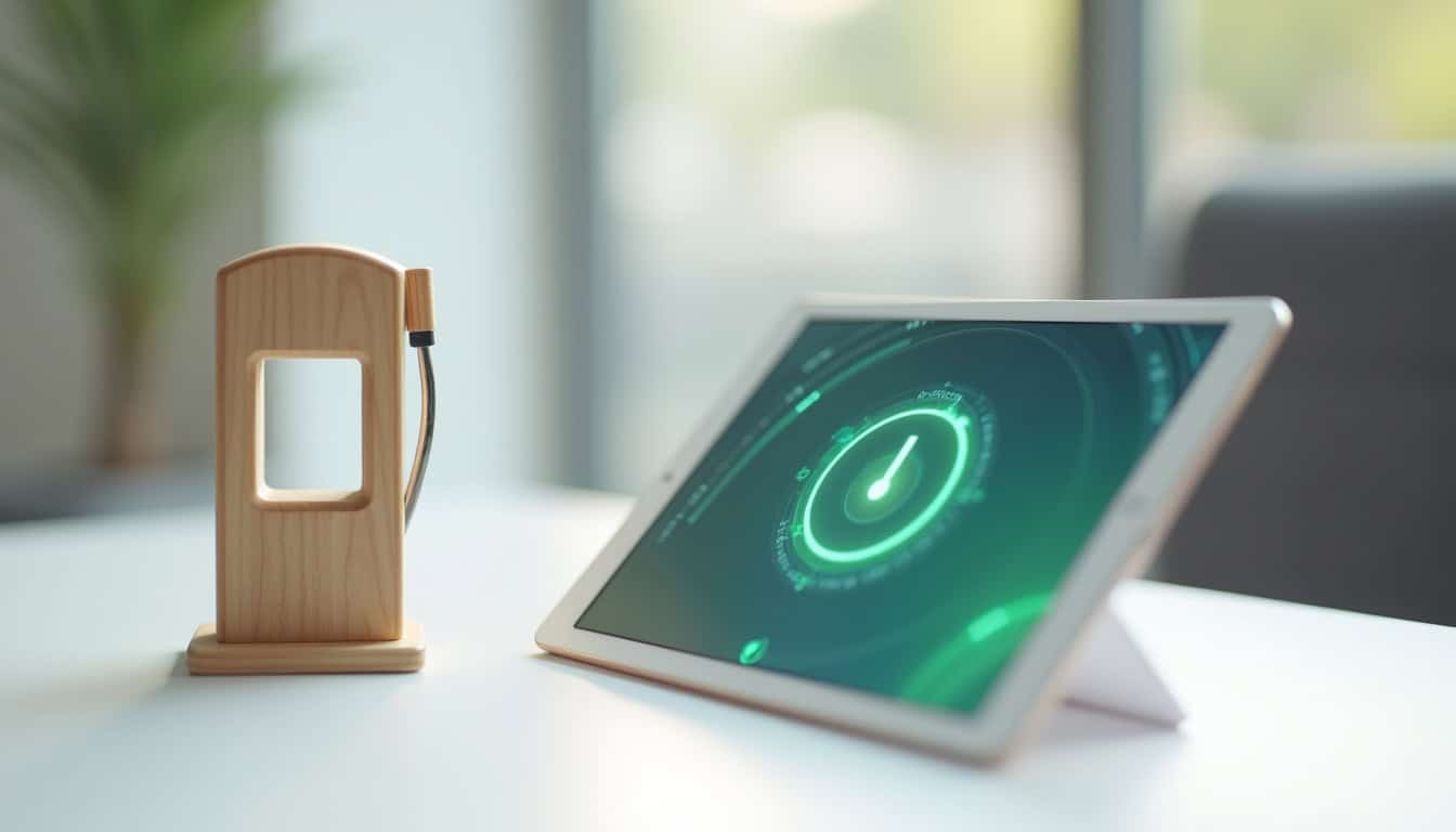 Utilisation d'une borne électrique intelligente depuis une tablette