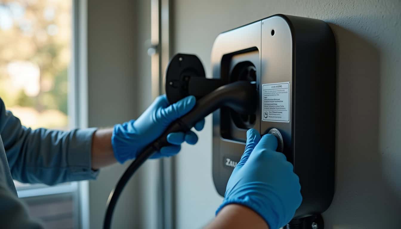 Vérification de la sécurité d'une installation de borne électrique à Seignelay