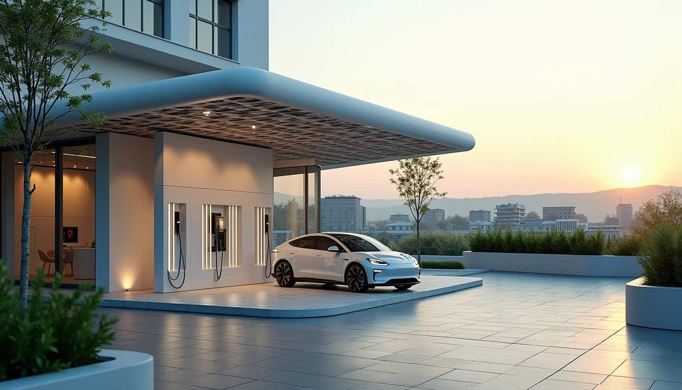 Vision du futur de la recharge électrique à Vienne avec bornes connectées et énergies renouvelables