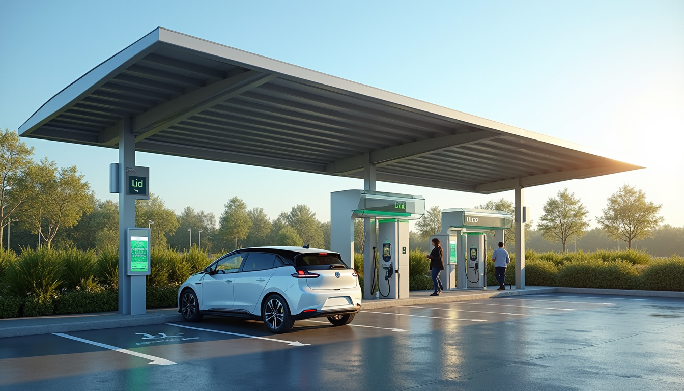 Borne de recharge rapide Lidl à Moyeuvre-Grande