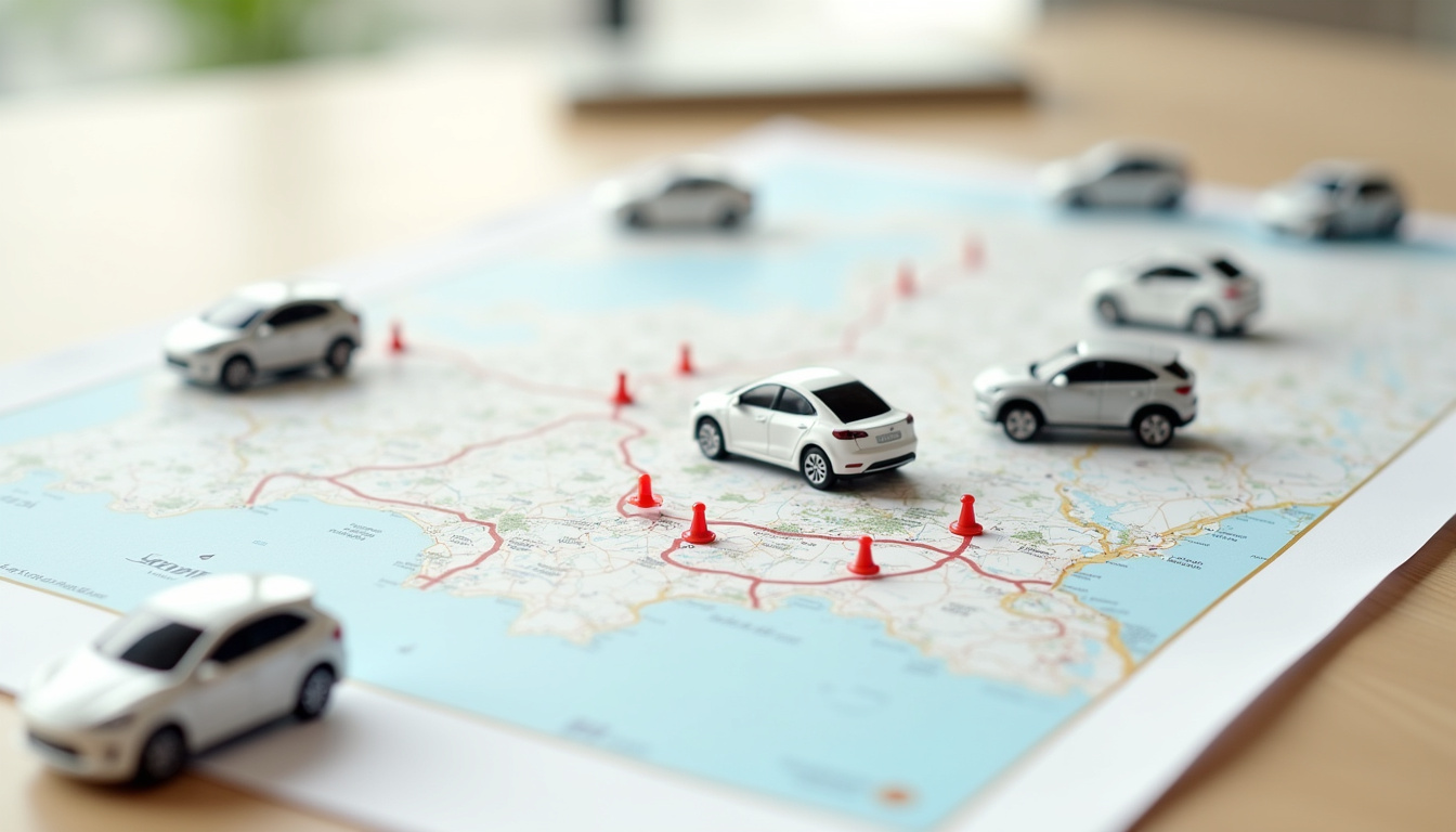 Carte de la région montrant les bornes de recharge publiques autour de La Capelle