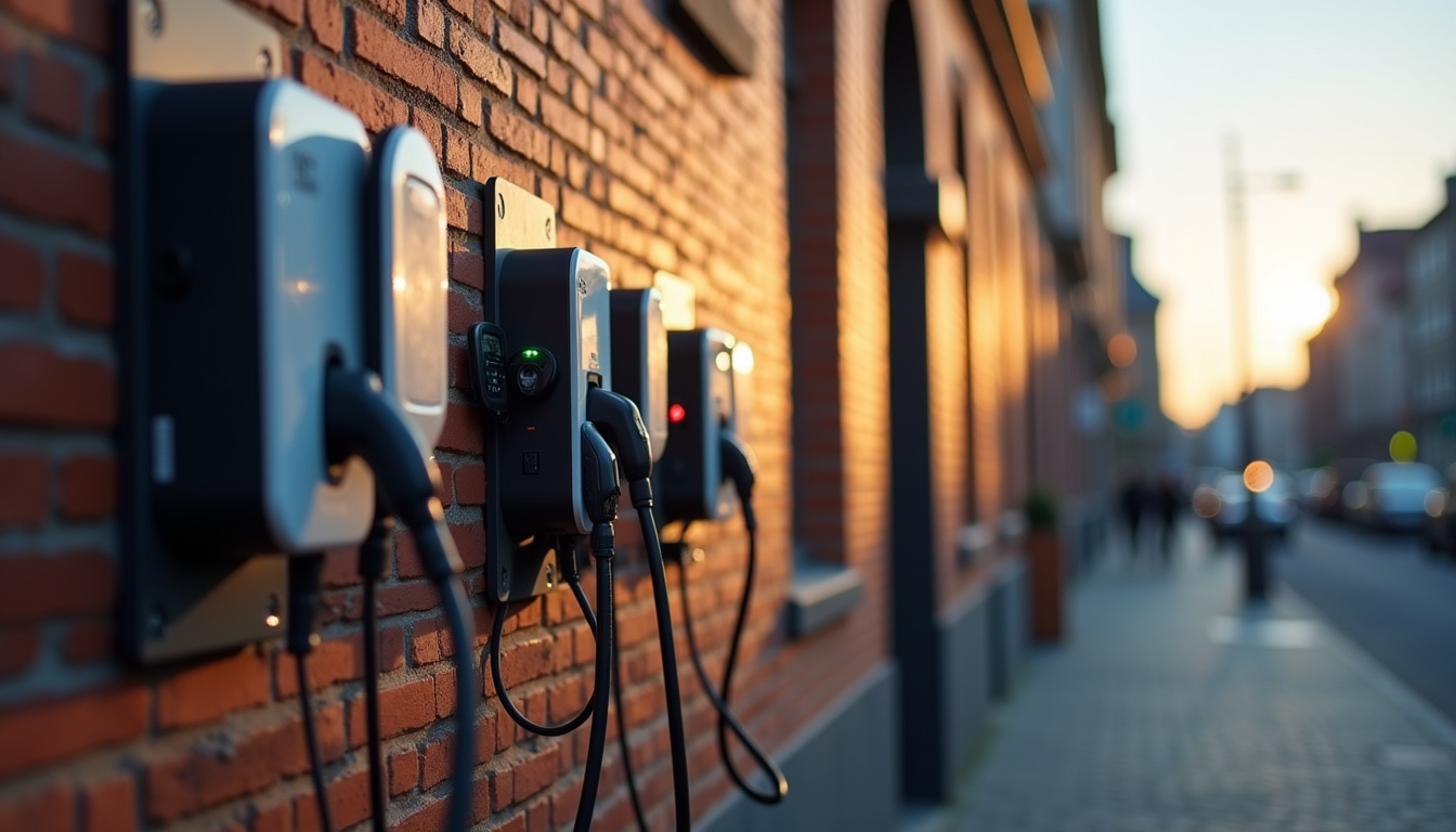 Comparaison de différentes bornes de recharge murales installées à Lille