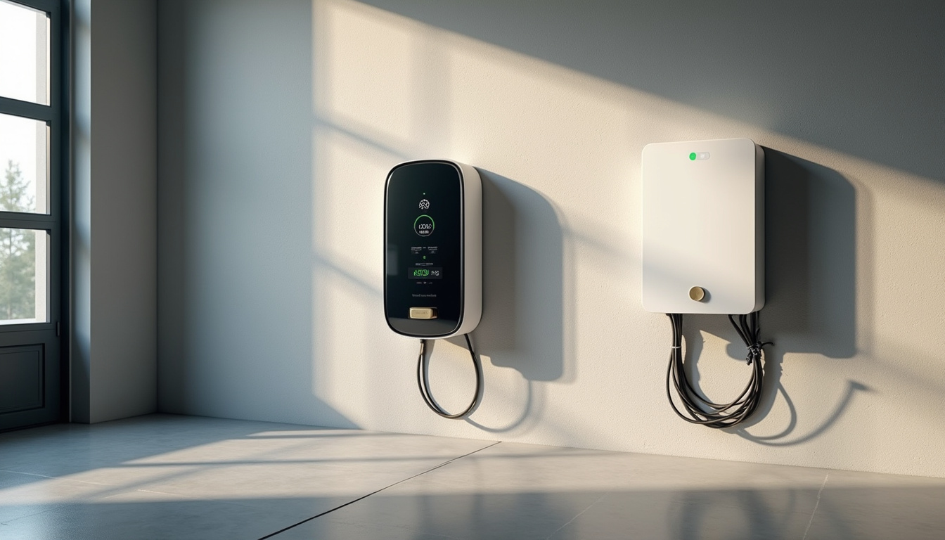 Comparaison entre différents modèles de bornes de recharge électrique pour véhicule électrique installées dans un garage à Auzielle
