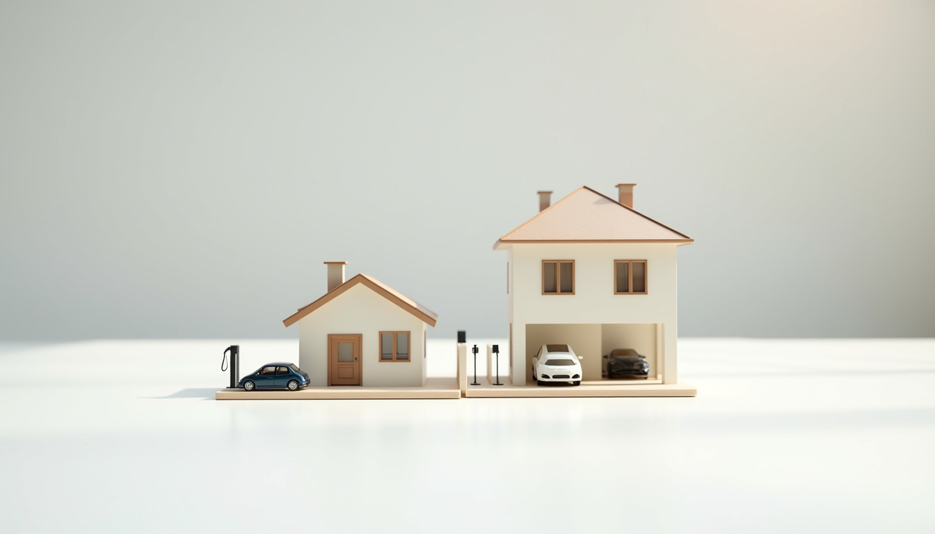 Comparaison entre l'installation d'une borne de recharge en maison individuelle et en copropriété à Montoir-de-Bretagne