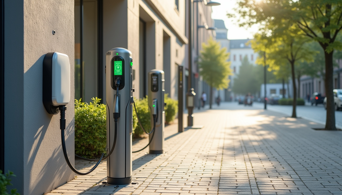 Comparaison visuelle des différents types de bornes de recharge électrique installées à Guilliers