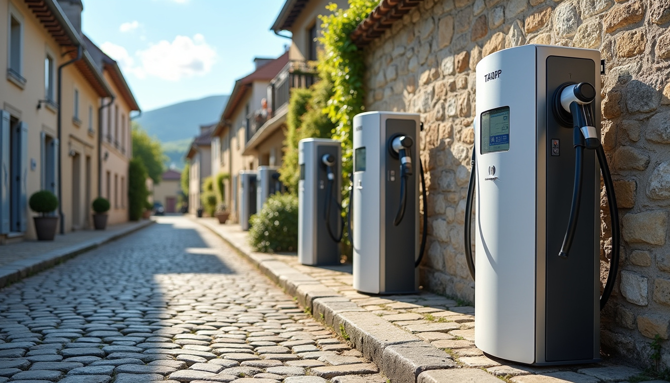 Comparaison visuelle des principales marques de bornes électriques installées à Velars-sur-Ouche