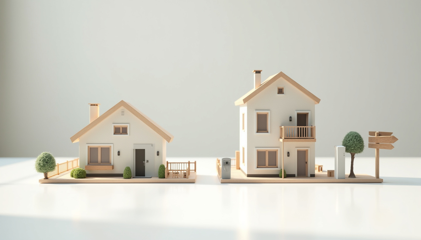 Comparaison visuelle entre l'installation d'une borne en maison individuelle et en copropriété à Val de Briey