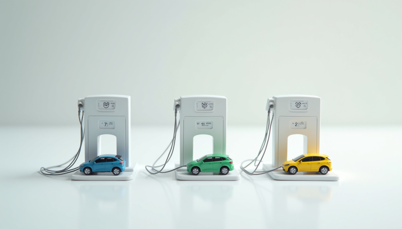 Comparatif des puissances de bornes électriques disponibles à Saint-Paul