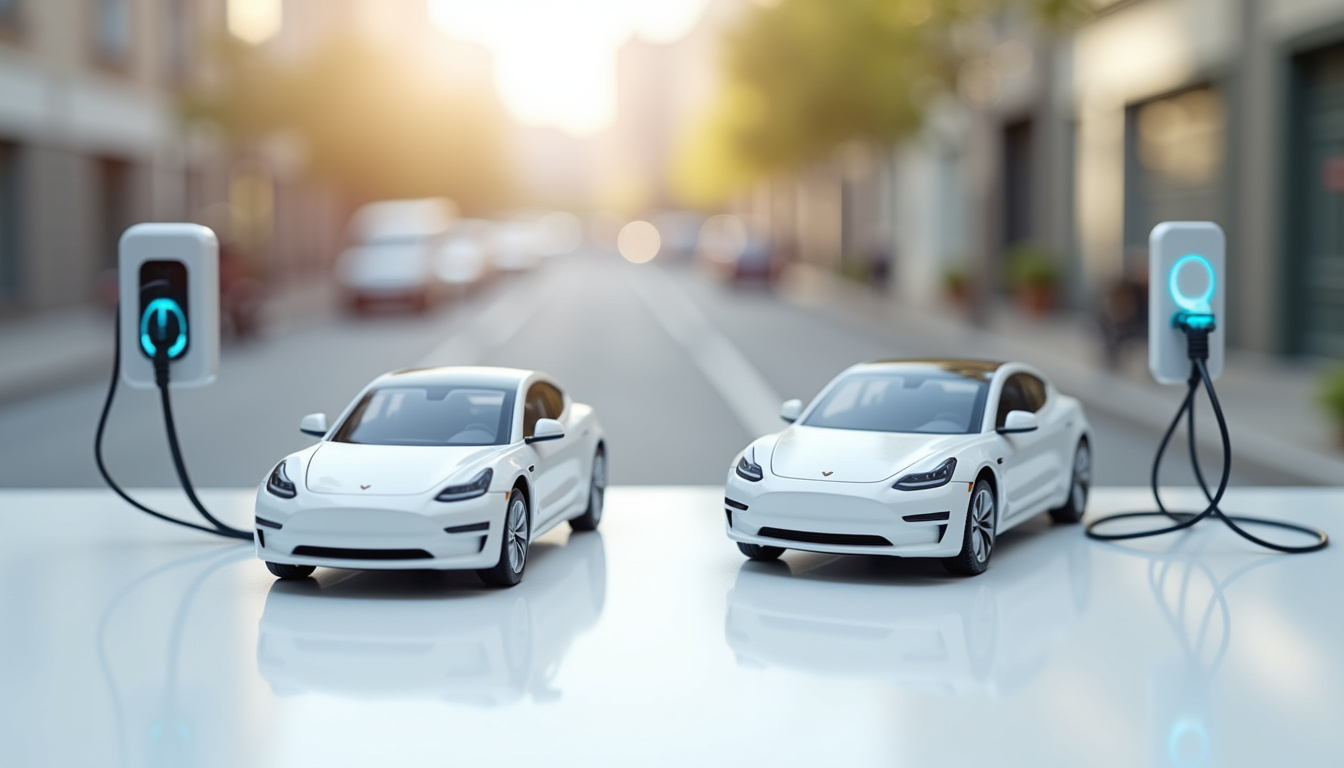 Comparatif visuel entre prise renforcée et borne murale pour voiture électrique à Compiègne