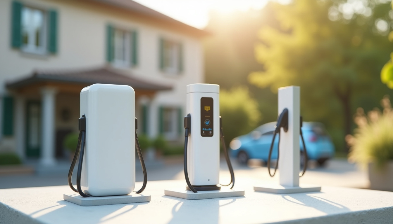 Différents modèles de borne de recharge pour voiture électrique à Confrançon