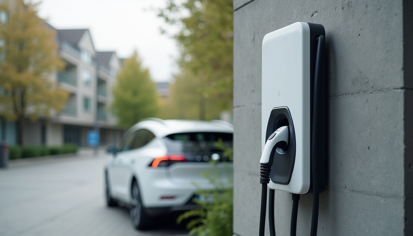 Différents modèles de bornes de recharge pour véhicules électriques installés à Rouillac