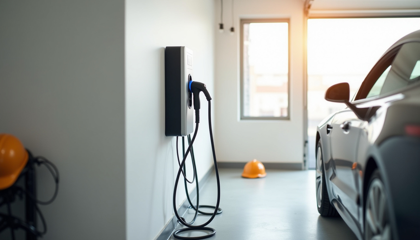 Étapes de l'installation d'une borne de recharge électrique par un professionnel IRVE