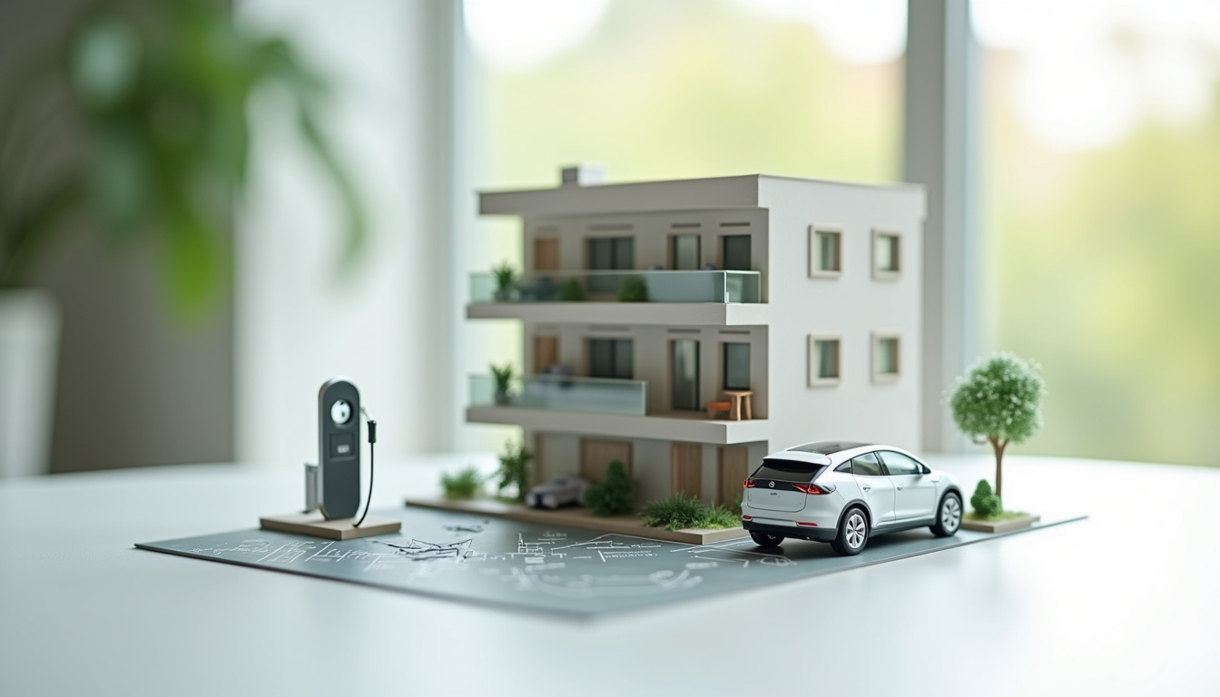 Étude technique d'installation d'une borne de recharge en copropriété à Mantes-la-Jolie