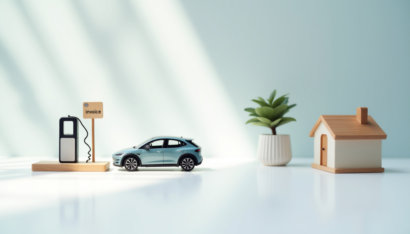 Exemple de facture d'installation de borne de recharge à Noves