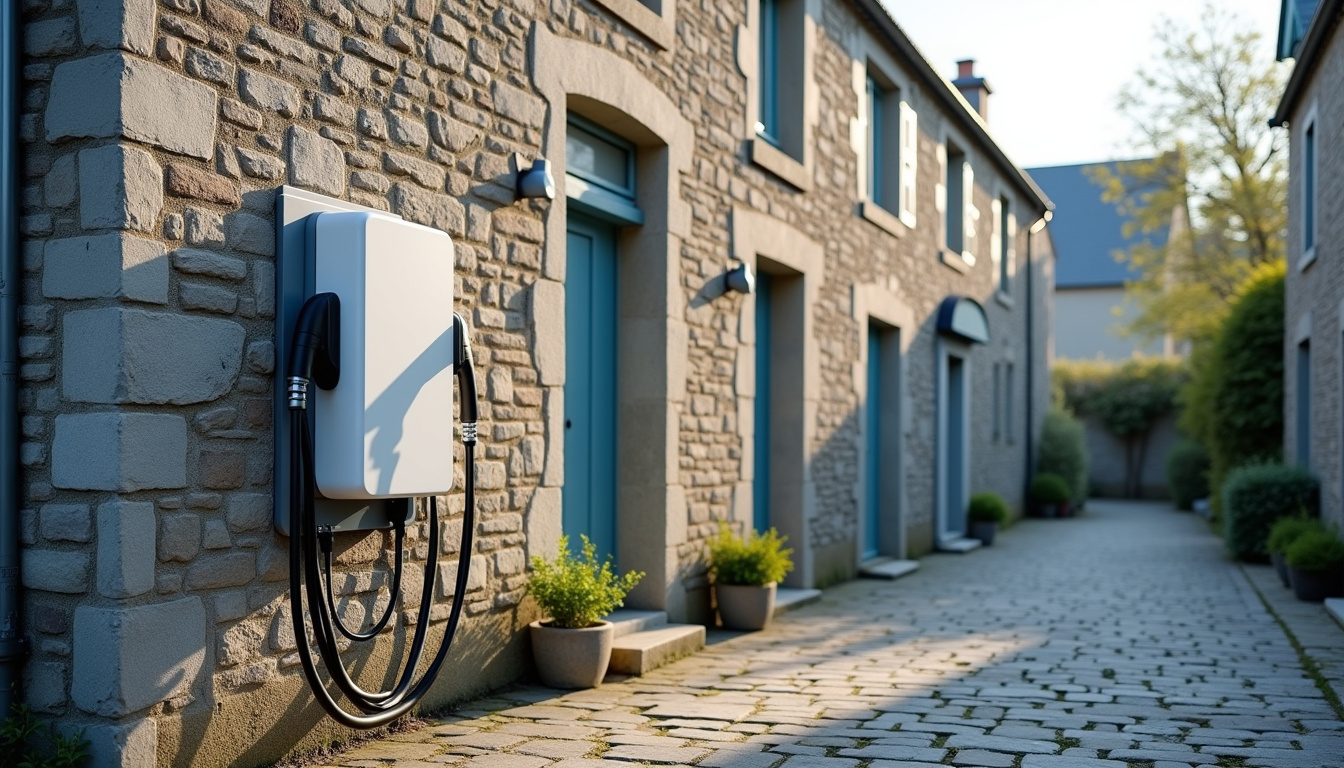 Exemple d’installation d’une borne électrique en copropriété à Plouharnel