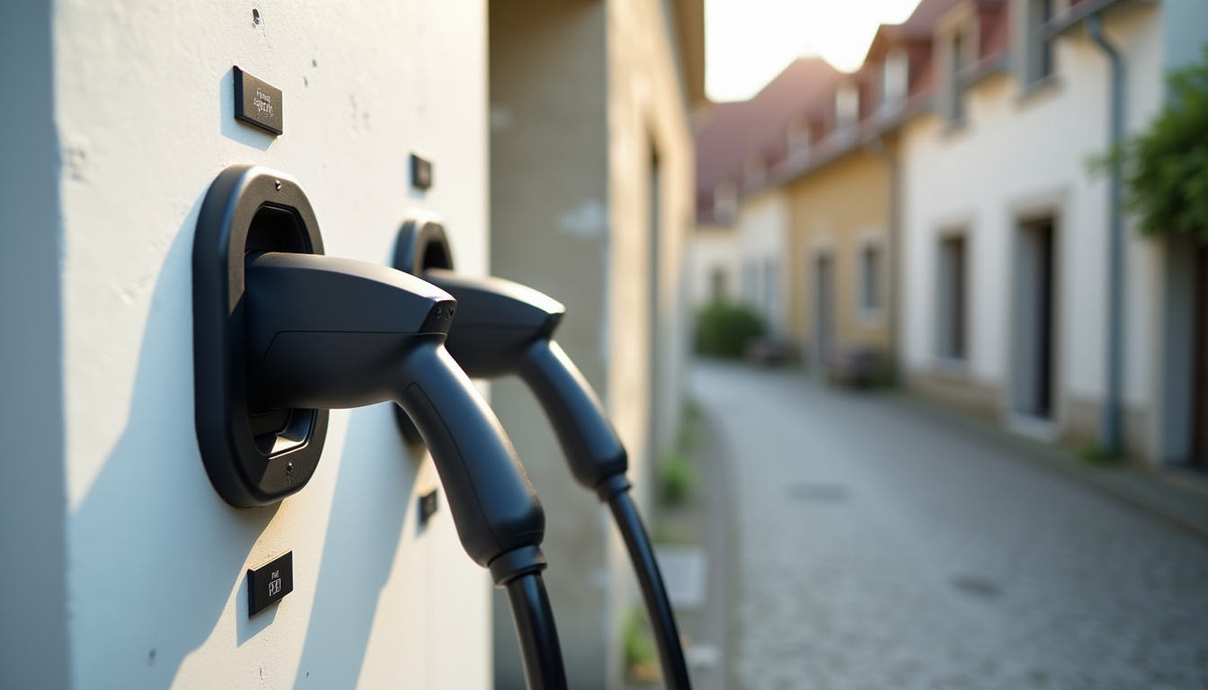 Illustration des différents types de bornes de recharge pour véhicules électriques à Château-Thébaud