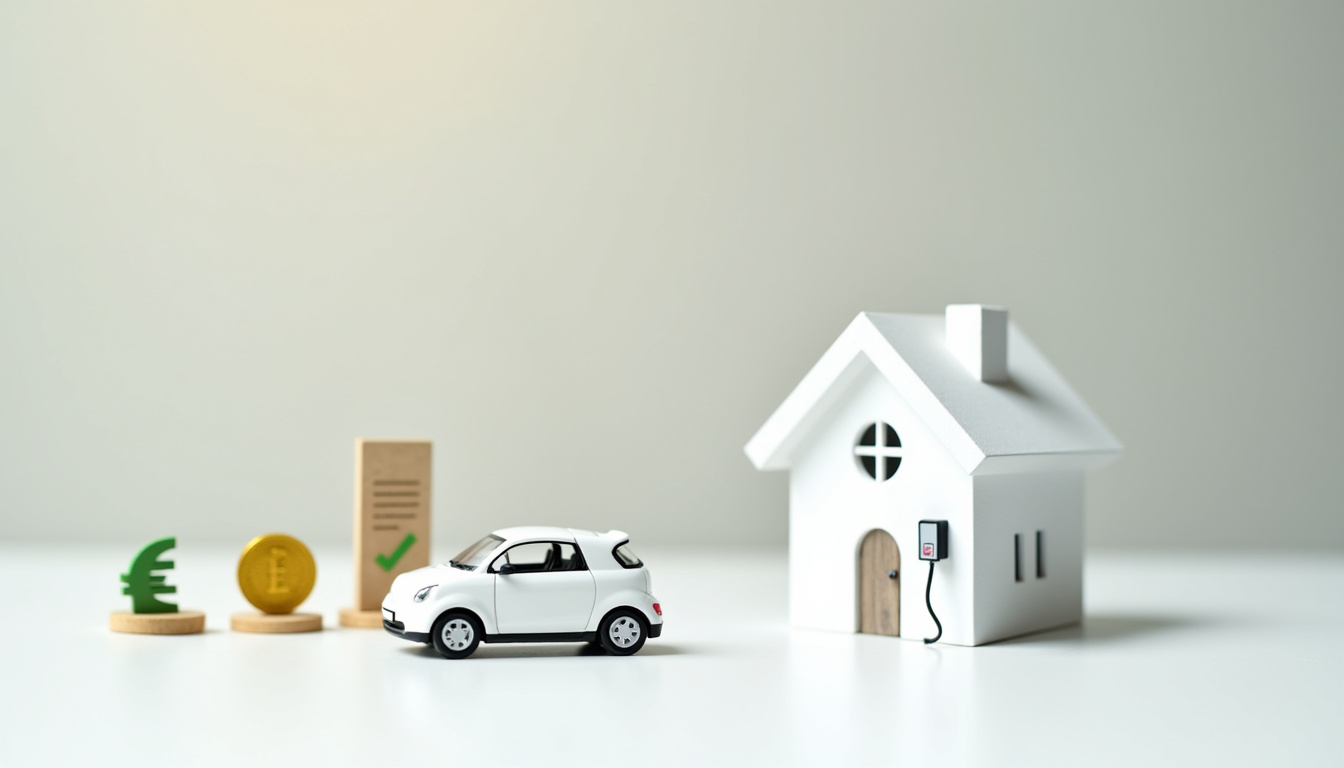 Infographie illustrant les aides financières pour l'installation d'une borne de recharge électrique en France
