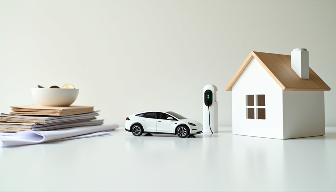 Infographie illustrant les aides financières pour l'installation d'une borne de recharge électrique