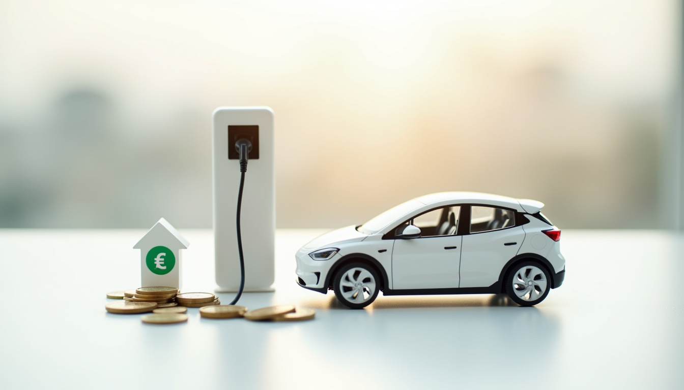 Infographie illustrant les aides pour l'installation d'une borne électrique à Bourges
