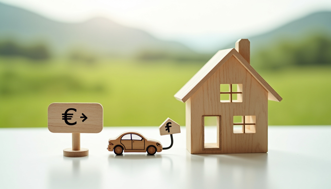 Infographie illustrant les aides pour l'installation d'une borne électrique à Chabanière
