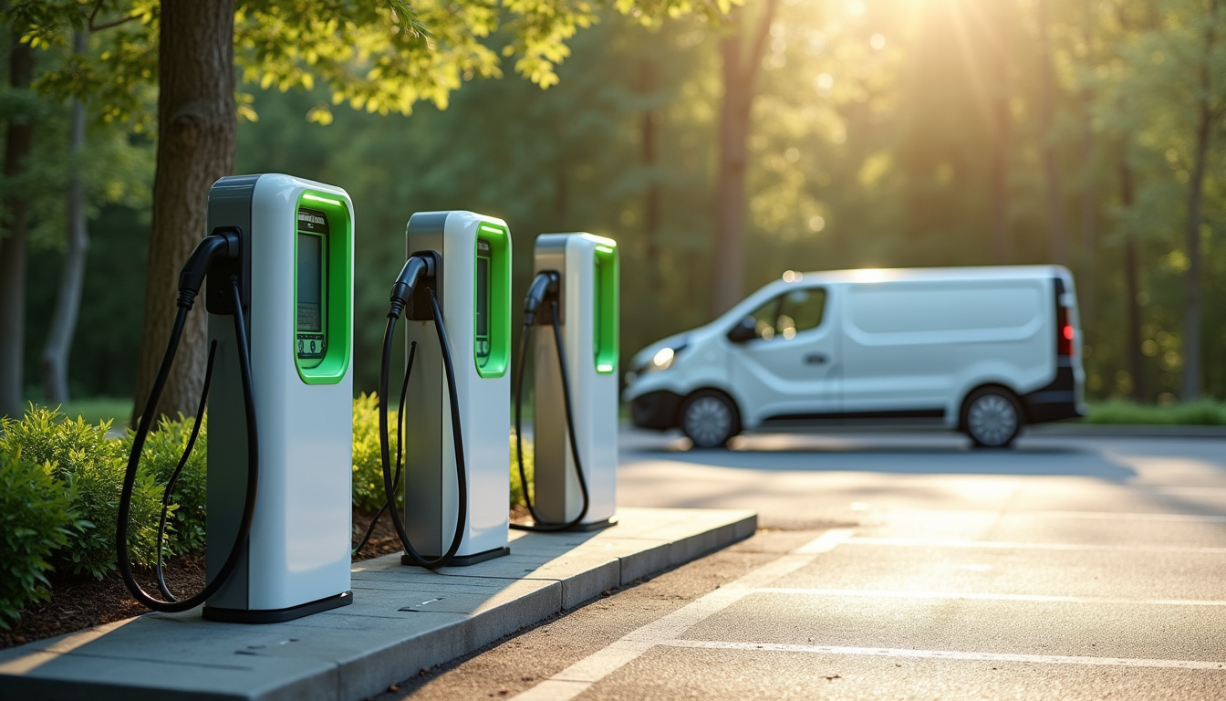 Installation de bornes électriques pour flotte professionnelle à Gueux