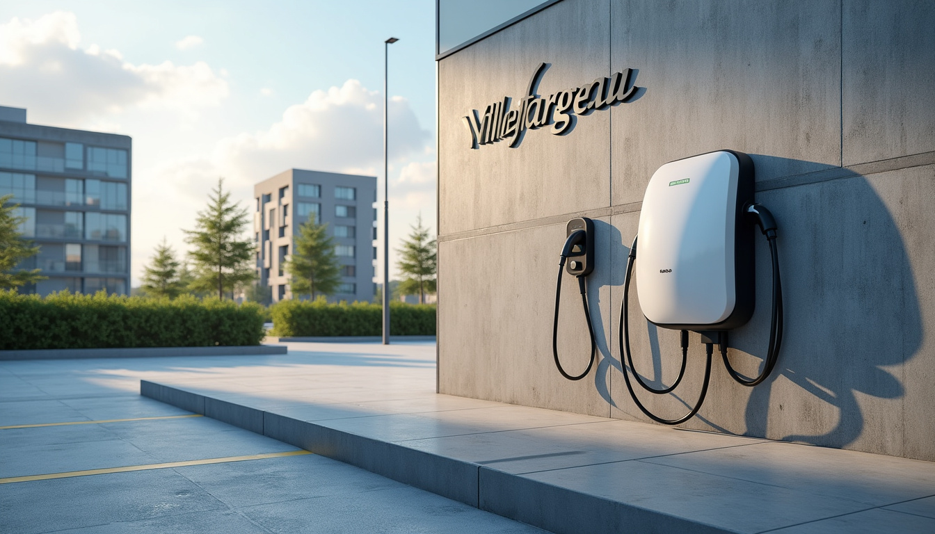 Installation d'une borne de recharge 22 kW dans un parking d'entreprise à Villefargeau