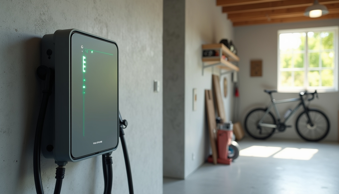 Installation d'une borne de recharge 7,4 kW dans un garage résidentiel à Villeneuve-lès-Bouloc