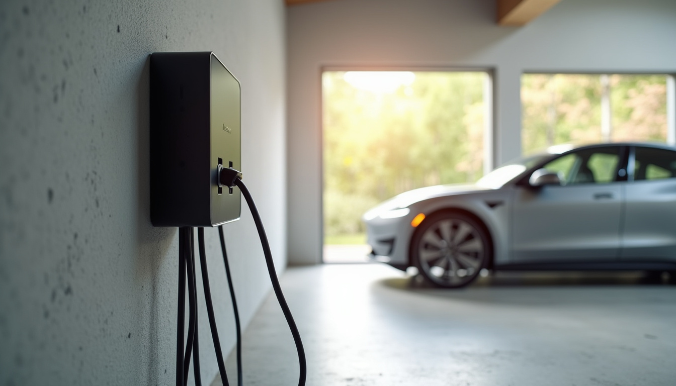 Installation d'une borne de recharge dans un garage de maison individuelle à Solgne