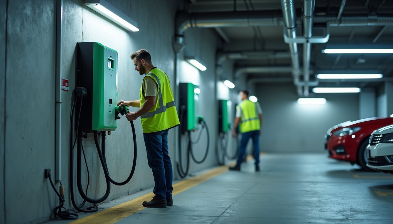 Installation d’une borne de recharge dans un parking de copropriété à Doncourt-lès-Conflans