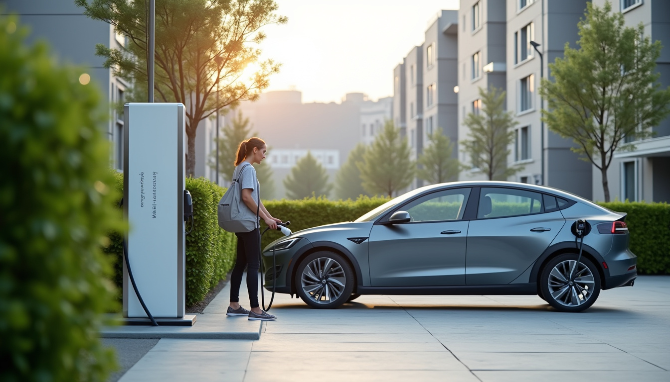 Installation d'une borne de recharge dans une copropriété à Beaucouzé