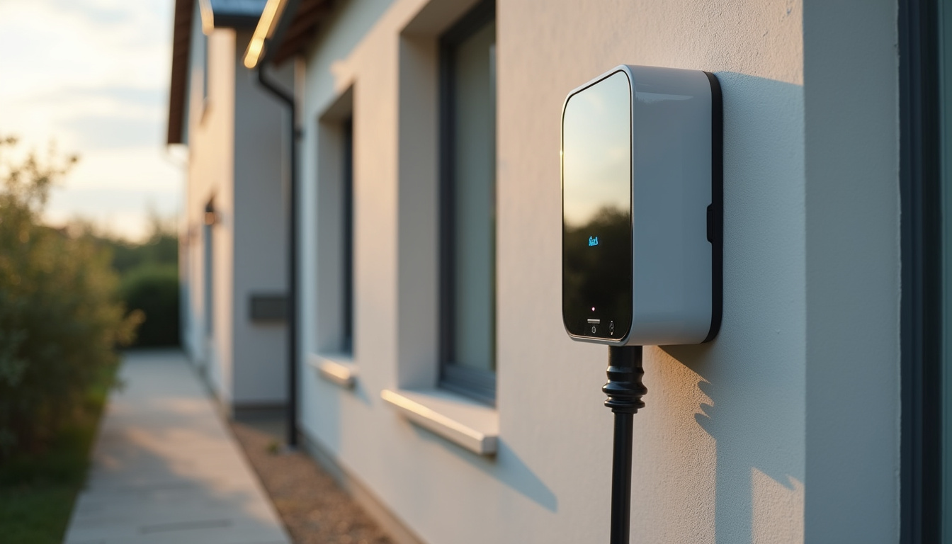 Installation d'une borne de recharge dans une maison individuelle à Branne