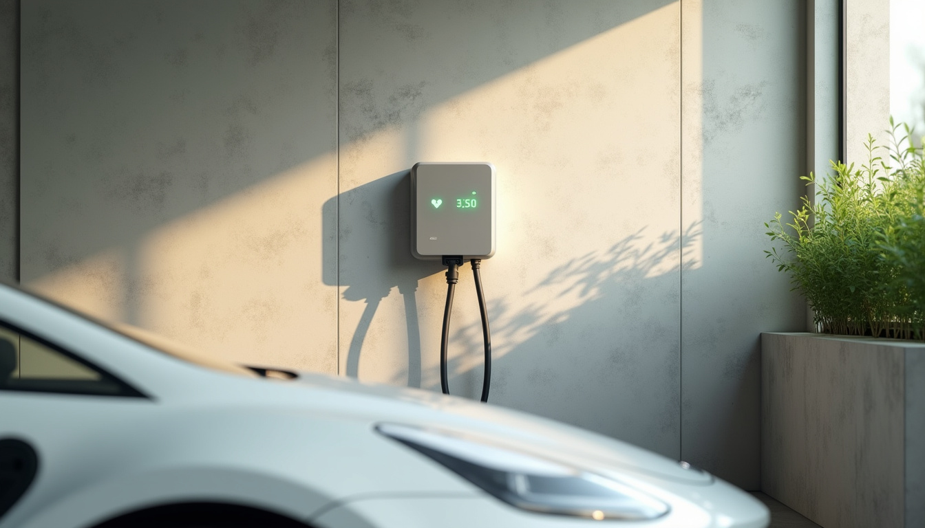 Installation d'une borne de recharge électrique dans un garage à Vaux-sur-Seine