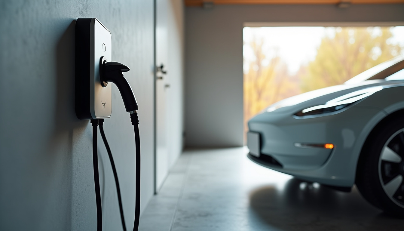 Installation d'une borne de recharge électrique dans un garage privé à Pont-Saint-Esprit