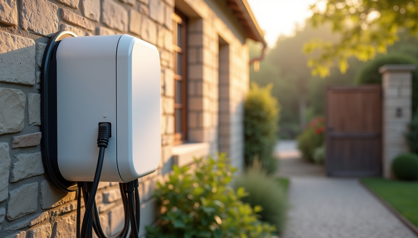 Installation d'une borne de recharge électrique murale à Montpon-Ménestérol