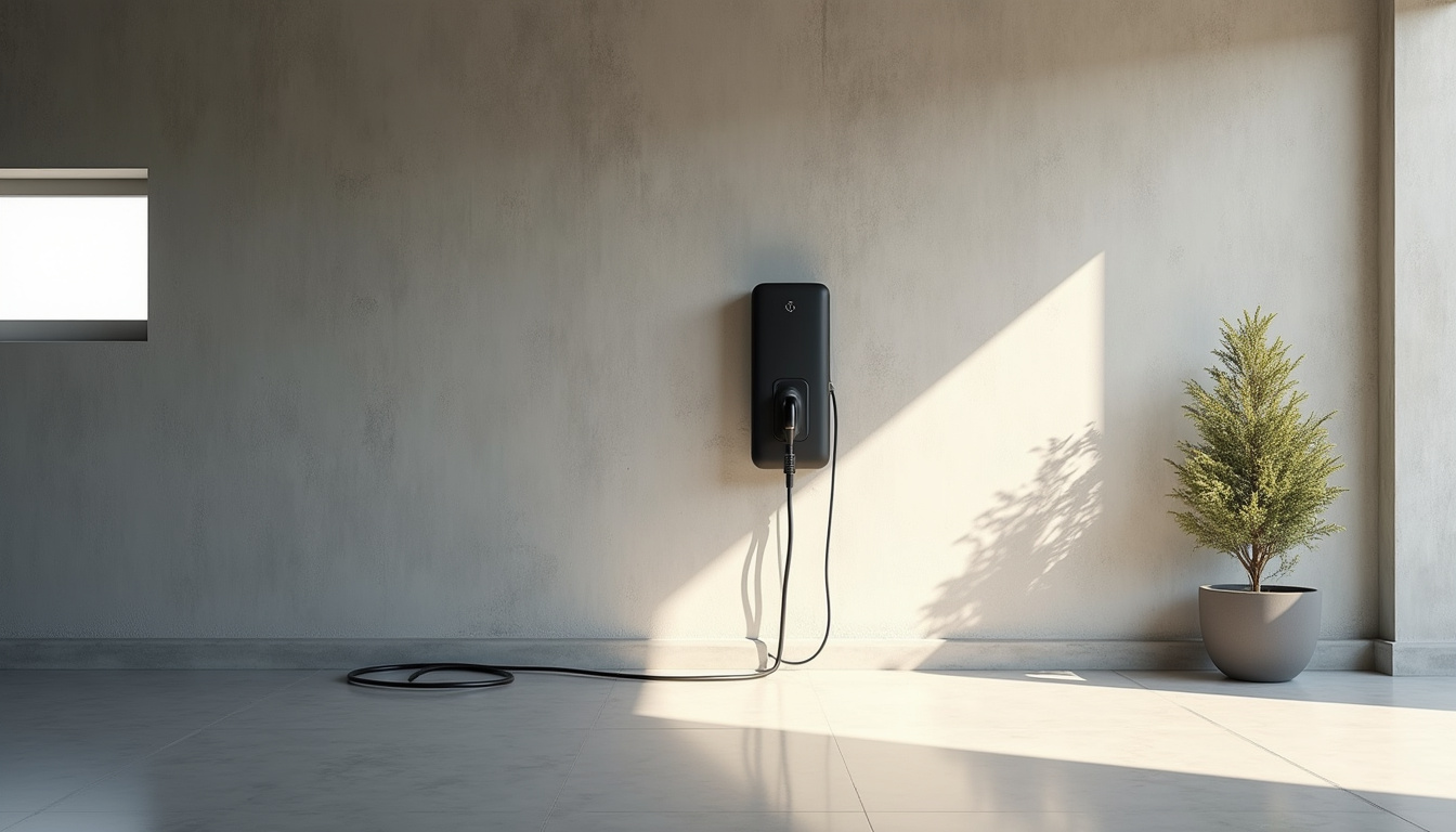 Installation d'une borne de recharge murale dans un garage familial à Porte des Pierres Dorées