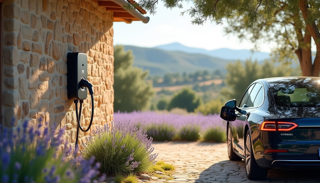 Installation d'une borne de recharge pour voiture électrique à domicile à Plan-d'Aups-Sainte-Baume