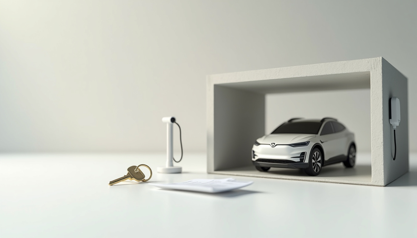 Installation d'une borne de recharge sur une place de parking privative dans un immeuble en copropriété