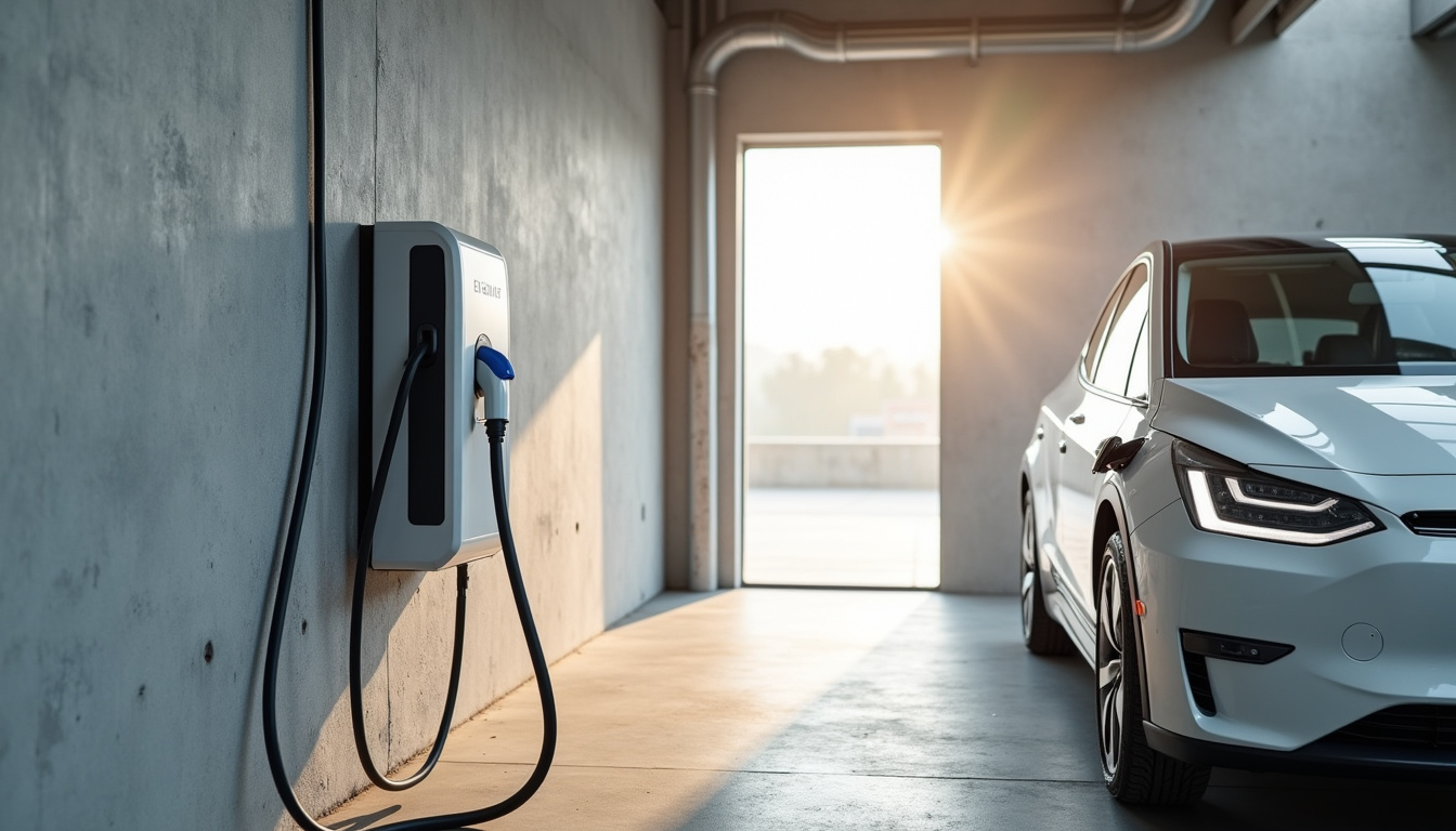 Installation d’une borne électrique murale dans un garage à Cordemais