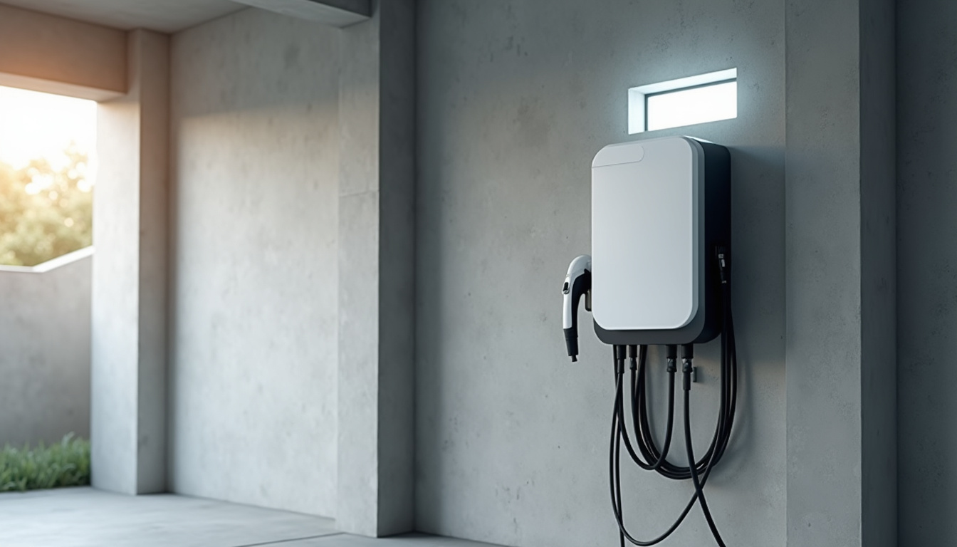 Installation d’une borne électrique murale dans un garage à Méreau
