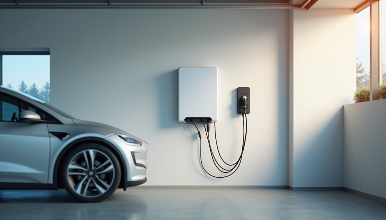Installation d'une borne électrique murale dans un garage de maison individuelle à Lattes