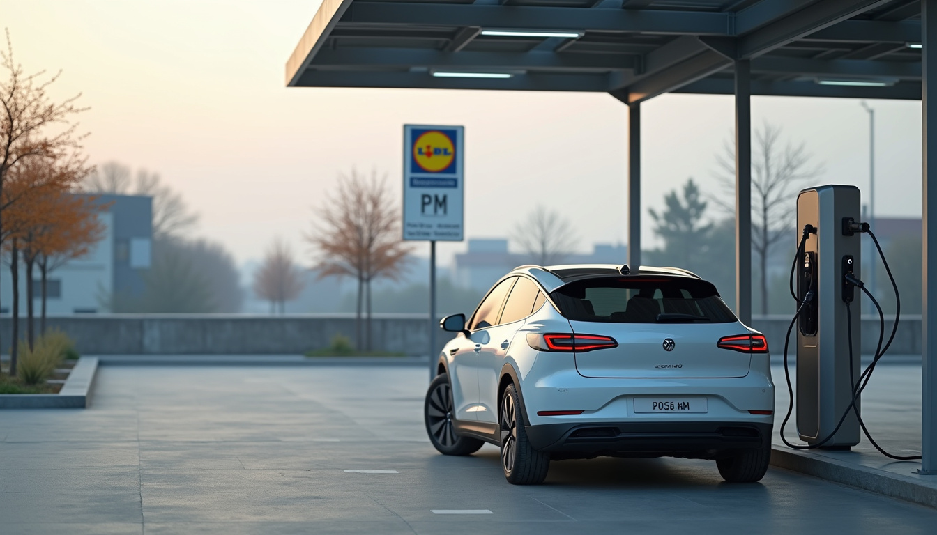 Localisation des bornes de recharge publiques sur le territoire de Nontron: Super U, Lidl, boulevard Gambetta